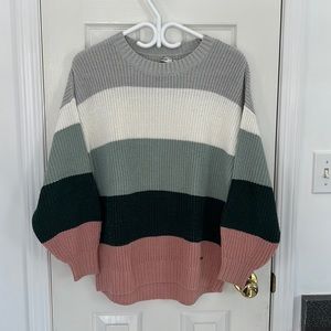 Hollister Striped Knit Sweater